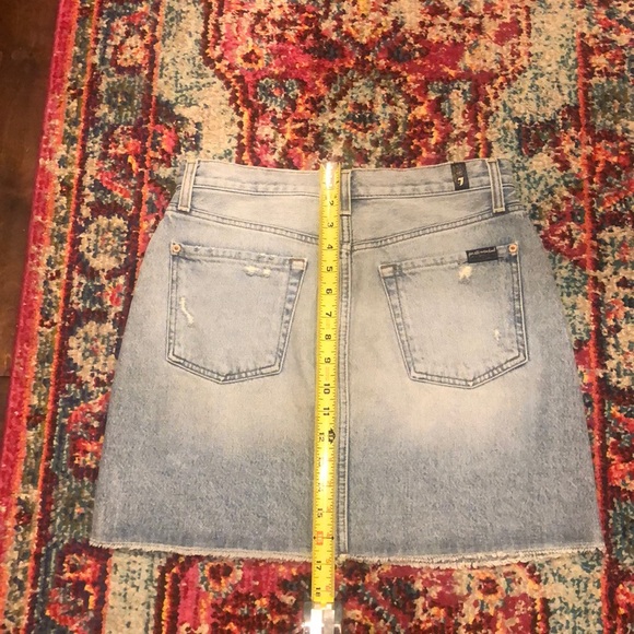7 For All Mankind Denim Skirt - Picture 6 of 8